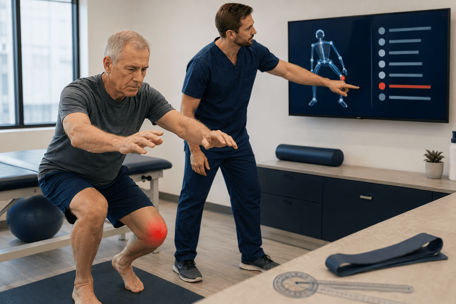 Building Kinetiq, an exercise-verification engine for physical therapy: the value is the confidence-gated, RTM-billable proof above the pose model.