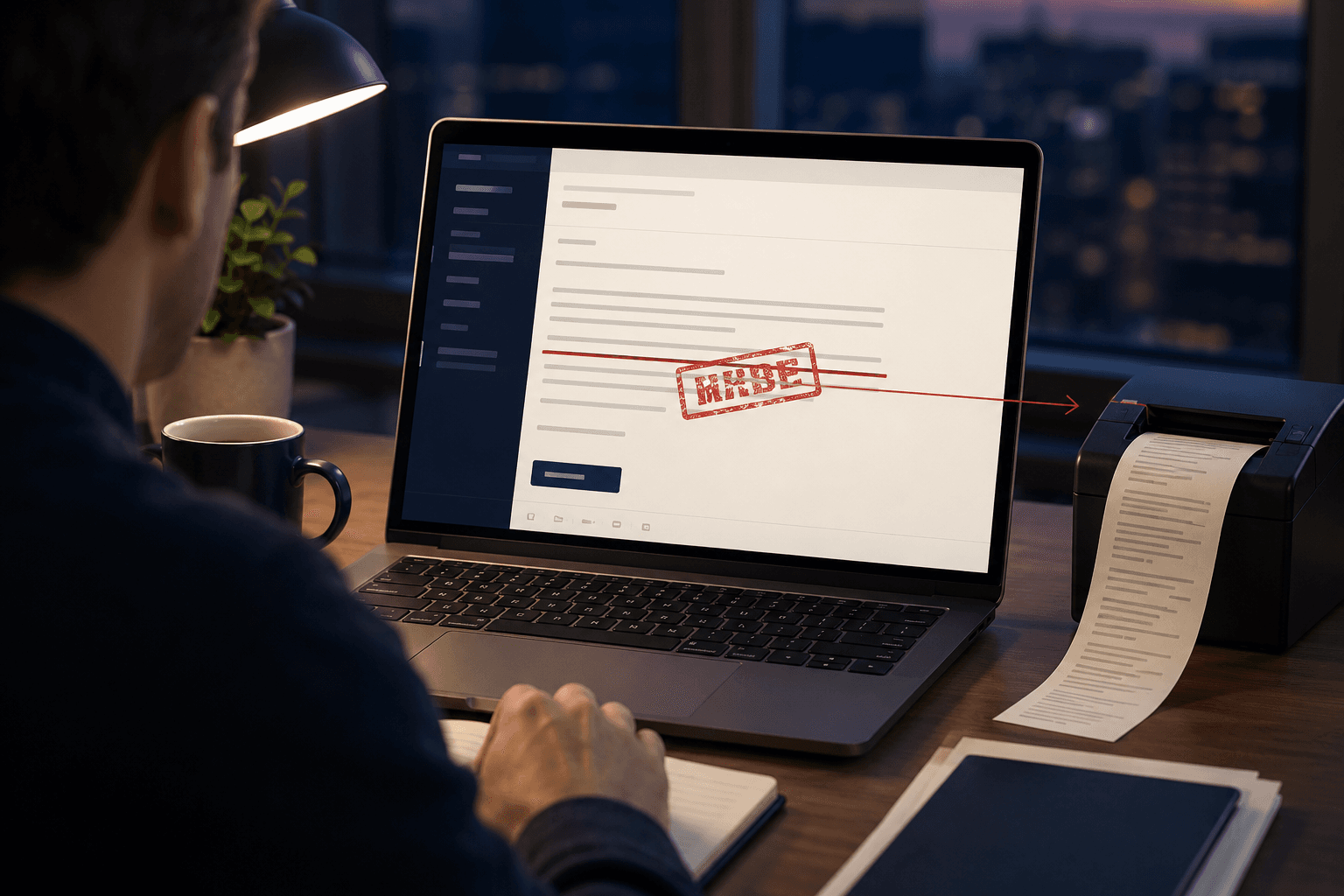 A governance layer between AI drafting and the send: it proves each claim, scores deliverability, checks EU AI Act Article 5, and blocks the email if any fails.