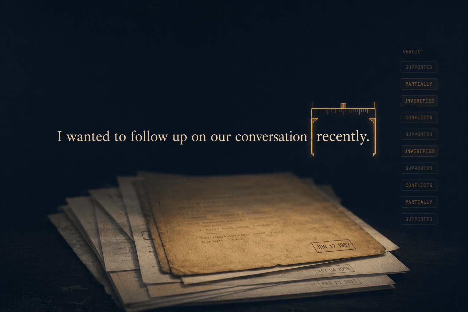 Why AI outreach fails on true claims, not just hallucinated ones, and what I learned building a deterministic verification layer for it.