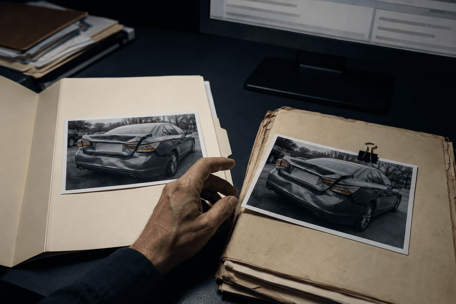 A recycled real photo passes every authenticity test. I built a cross-signal forensic gate for auto claims that catches it, and proves the decision in court.